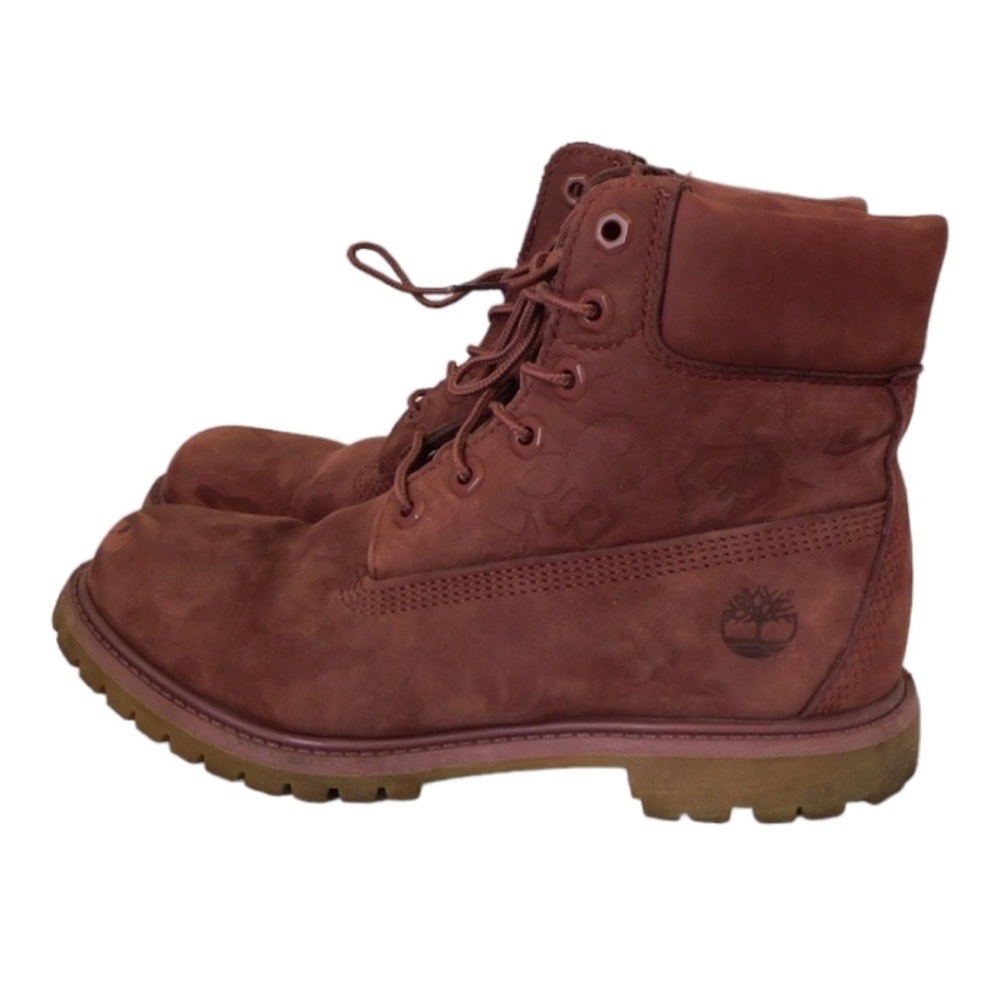 Timberland Sable Brown Embossed Waterproof Leather Boots